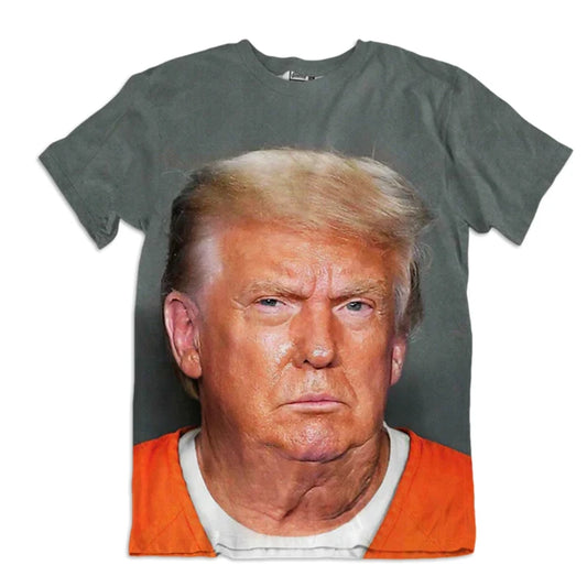 2025 Donald Trump Face Print T-shirt