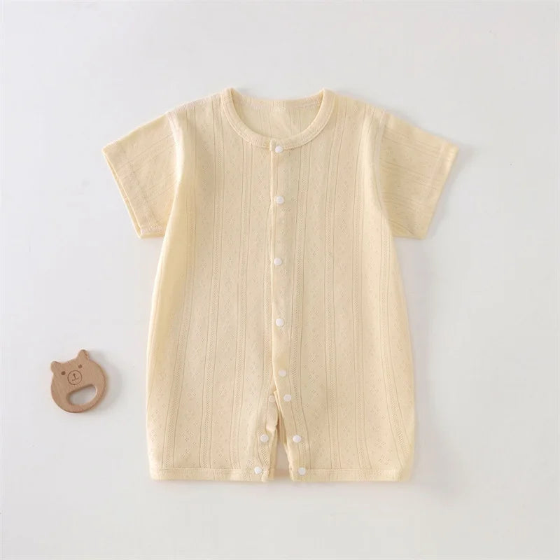 Baby Short Sleeved Jumpsuit Summer
