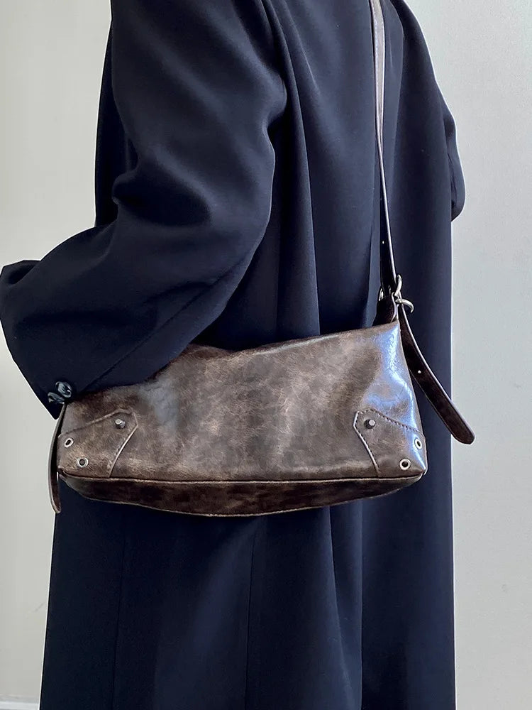 Spicy Girl Y3K Wasteland Leather Bag