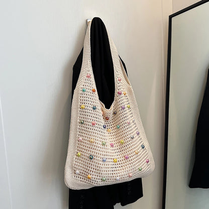 Crochet Knitted Tote Bag