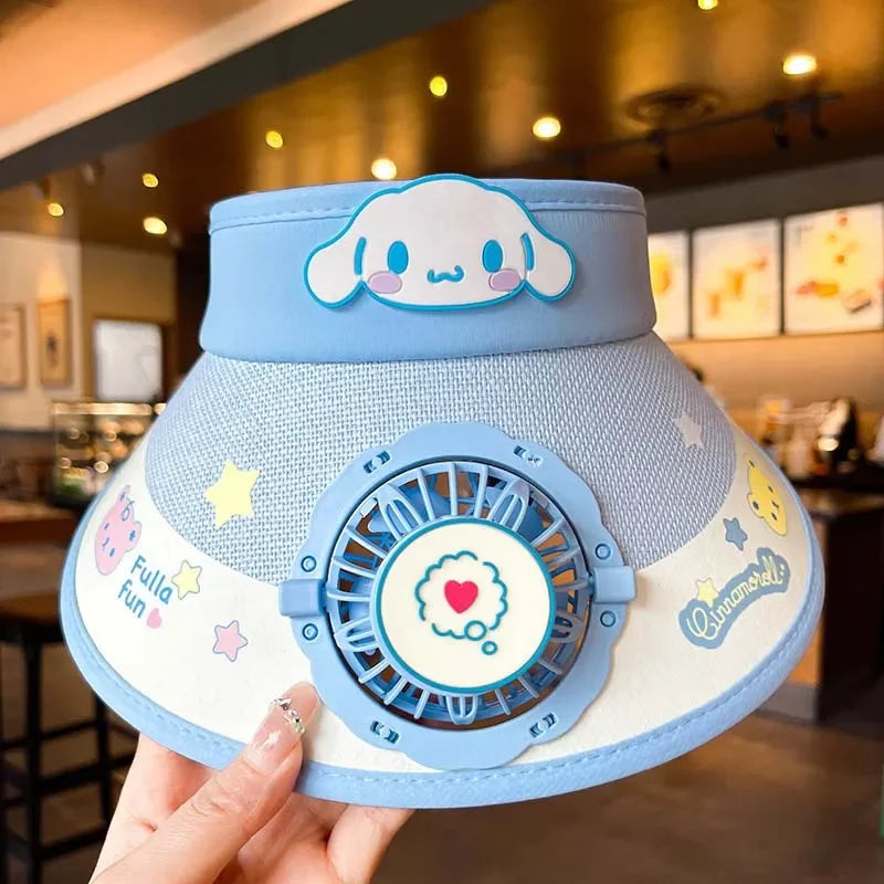 Children's Girls Boys Sun  Protection Fan Hat