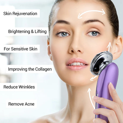7 in 1 RF EMS  Wrinkle Removal Face Lift Multifunction Facial Massager Skin Care