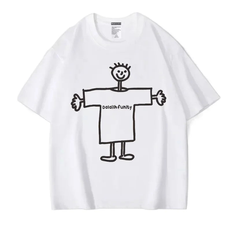 Down Shoulder  Casual T-Shirt