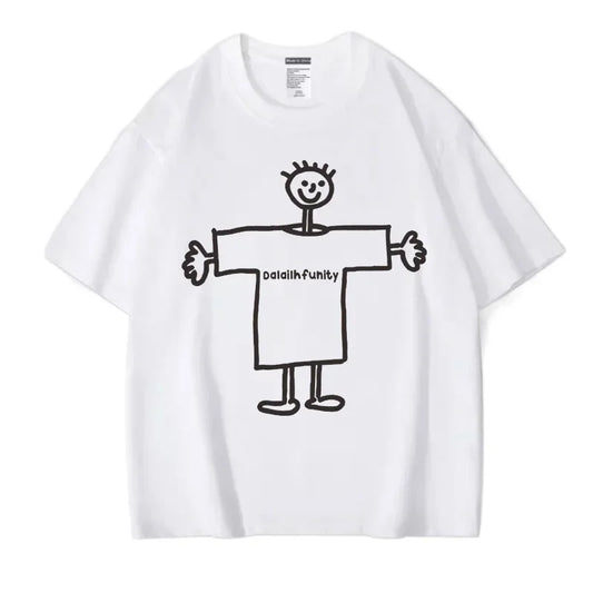 Down Shoulder  Casual T-Shirt