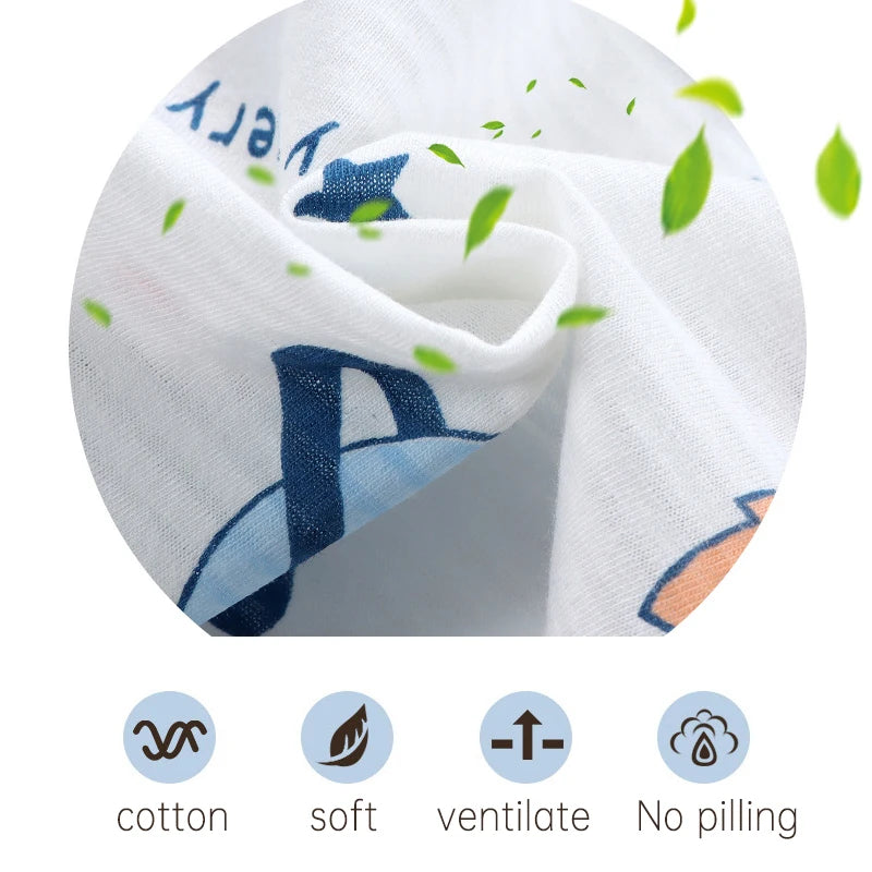 Summer Cotton Safe Baby Children Clothes  Set Cute Cartoon  Pajama Set Sleepwear Soft Breathable