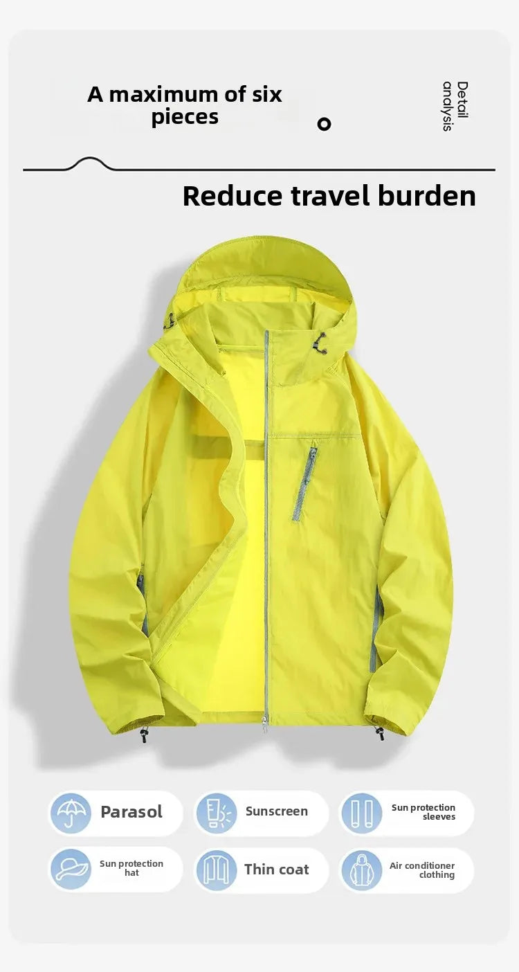 UPF50+ Quick Dry Ice Silk UV Protection