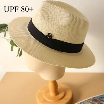 UPF50+ Big Size Travel Panama Hat
