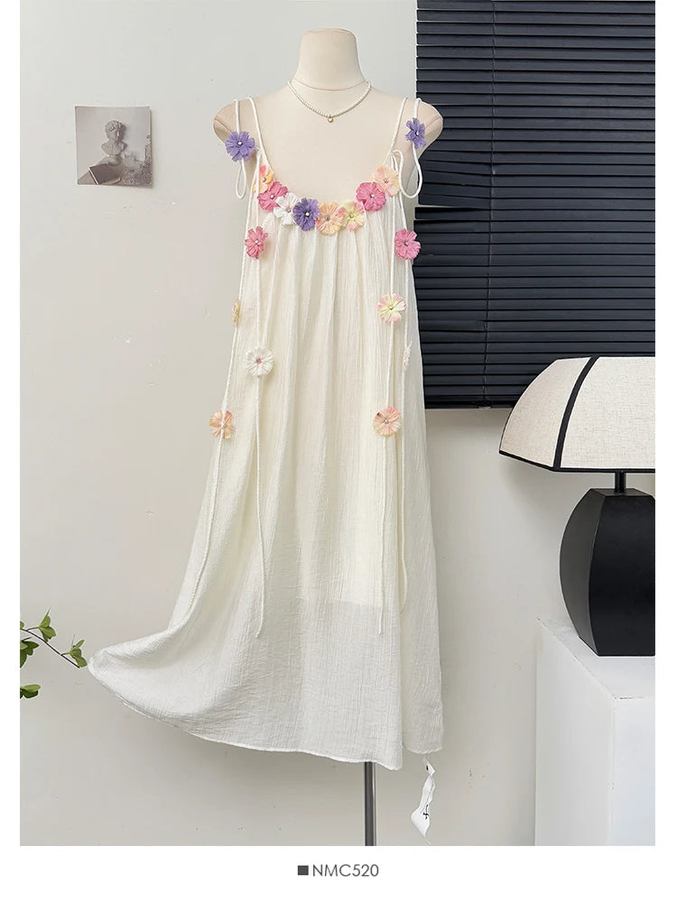 Floral Muse – Casual Korean Beach Dress