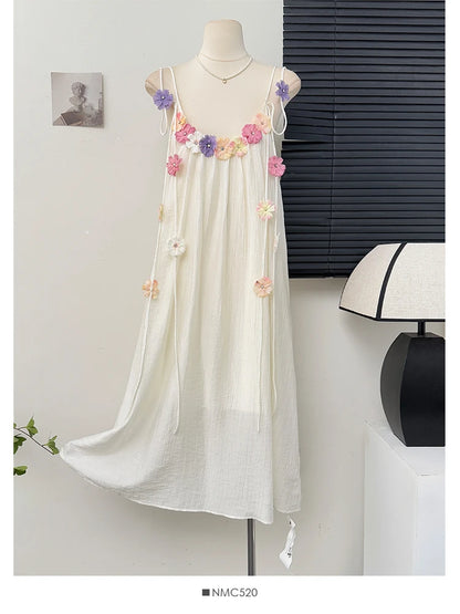 Floral Muse – Casual Korean Beach Dress