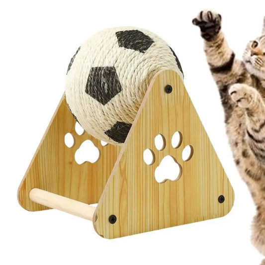 Wood Base Durable Cat Scratcher