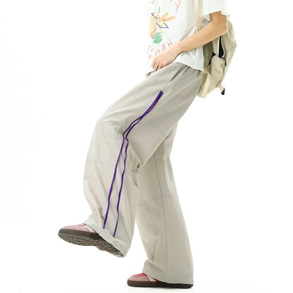 Nylon Quick Dry  Side Zipper Trousers Pants
