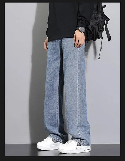 Straight Denim Wide-leg  Jeans
