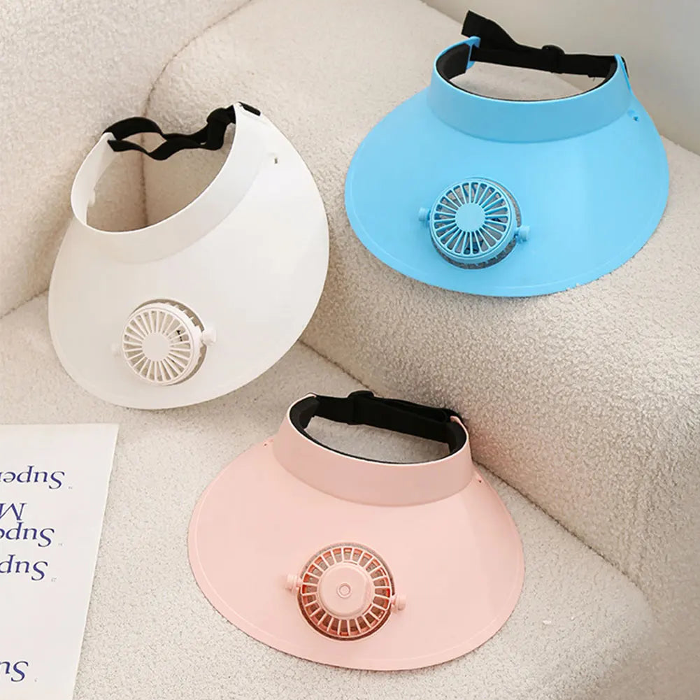 UPF50+ Solar & Chargeable Fan Hat