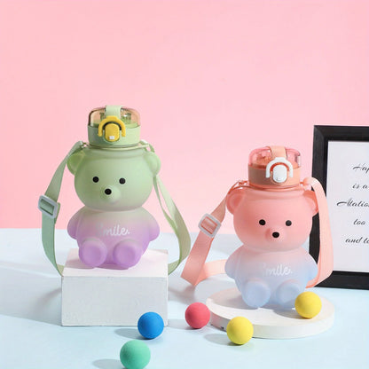 Cute Bear Water Bottle  1pc