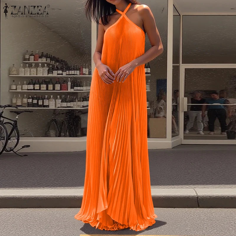Moonlight Flow – Backless  Long Robe Dress