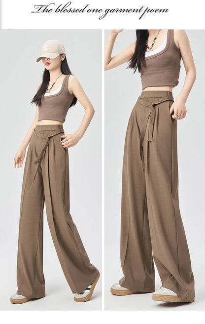 Women's Loose Drapey Suit Pants