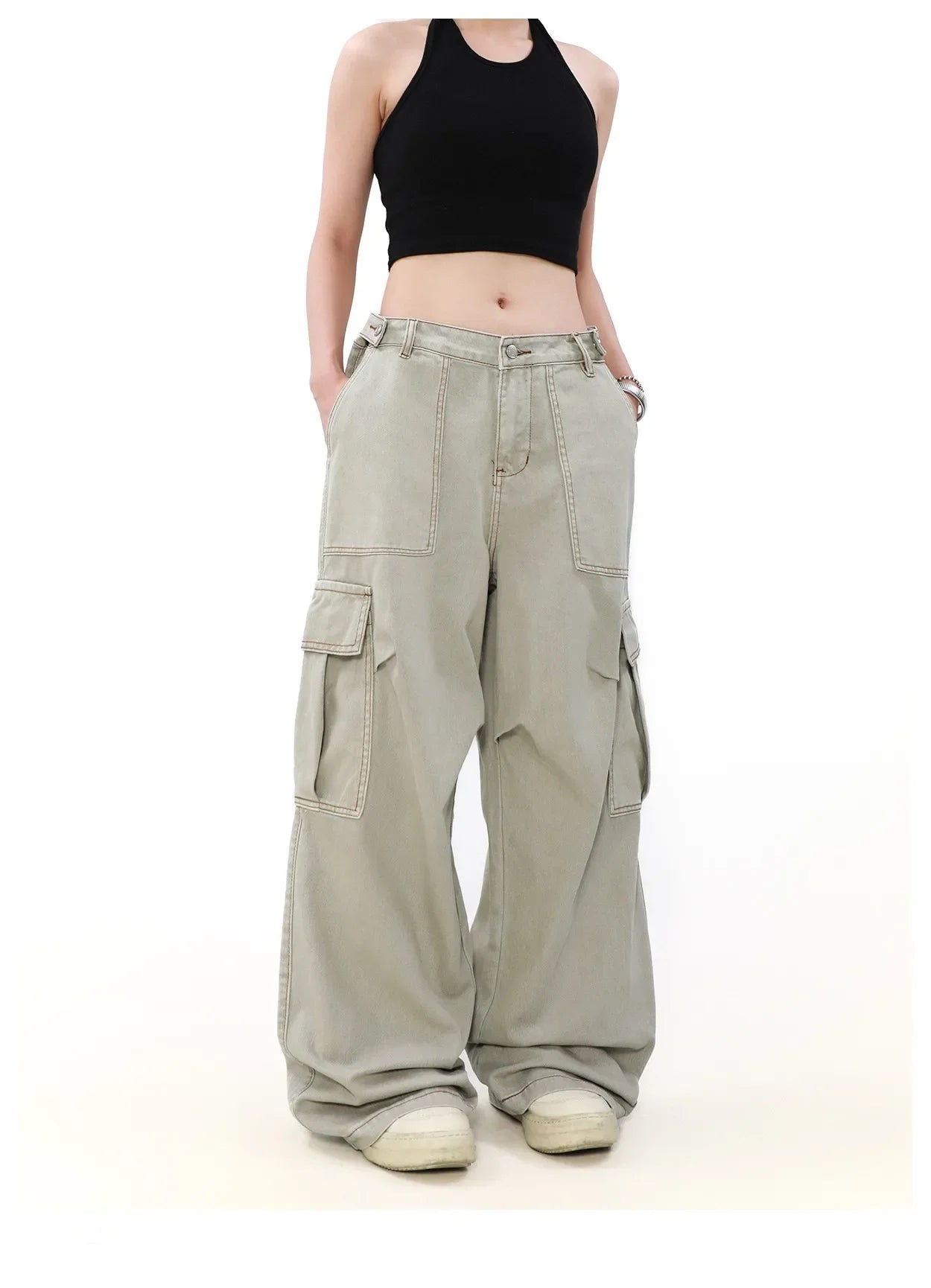 Retro American Vintage Loose Work Pants