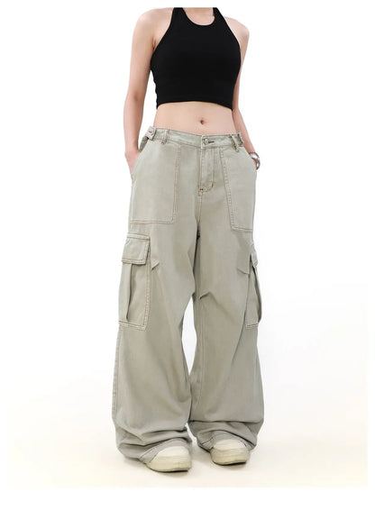 Retro American Vintage Loose Work Pants