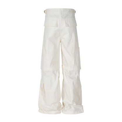 Street Flared Detachable  Cargo  Pants