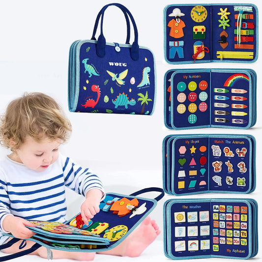 Montessori Busy Board  Activities Education Toys Basic Dress Motor Skills