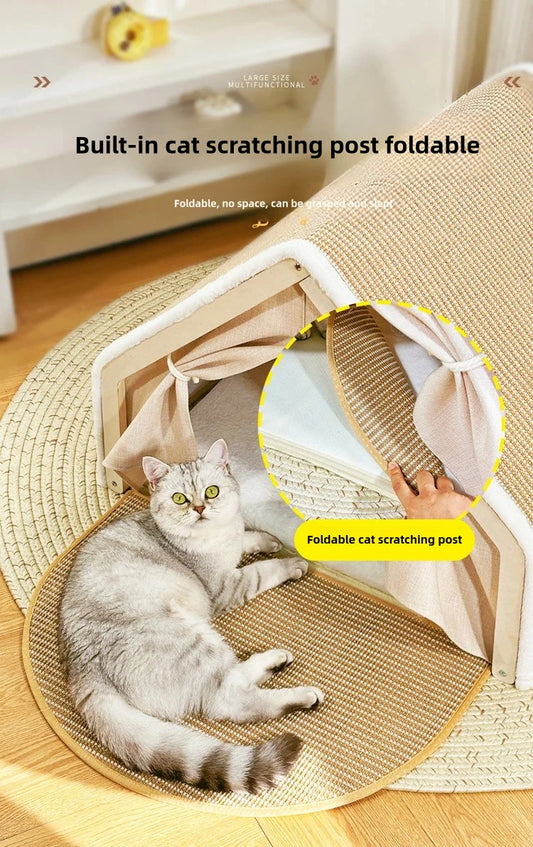 Cat nest Winter warm cat villa Cat house