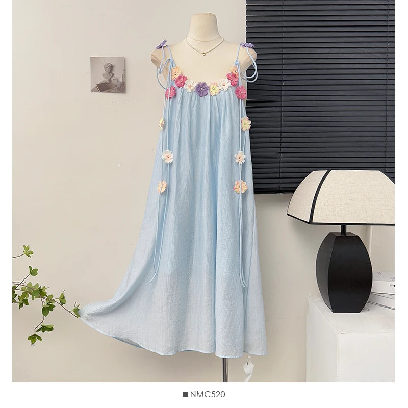Floral Muse – Casual Korean Beach Dress