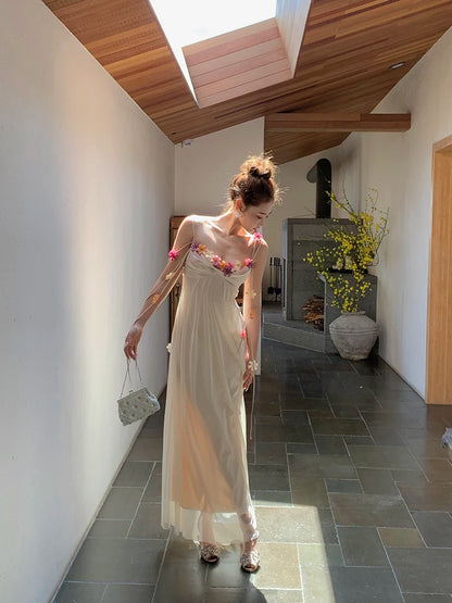 Boho Glow – Elegant Vacation Maxi Dress