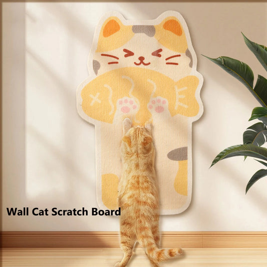 Vertical Wall Sticker Cat Scratch Board