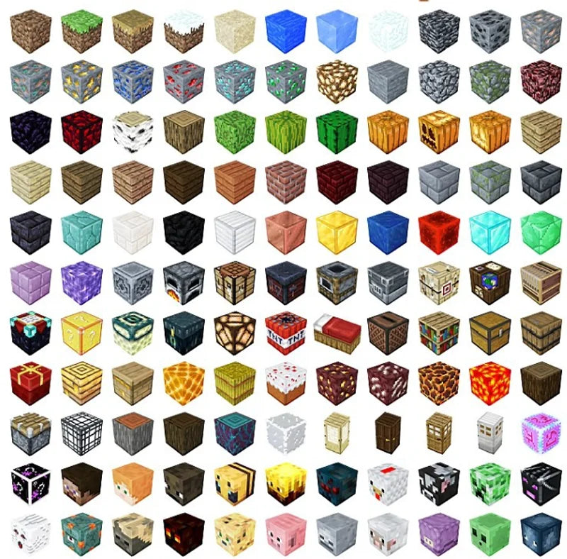 50-300PCS Magnetic Blocks Game Minecraft Magnet World Toys For Boys Girls