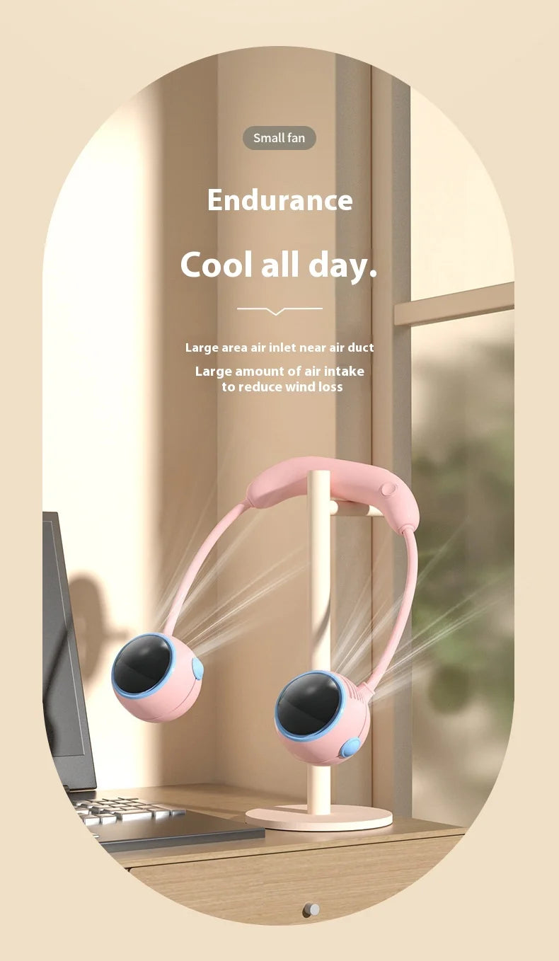 Mini Neck Fan Portable 1200mah