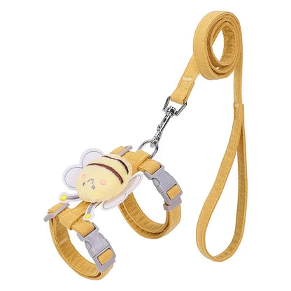 Cat Harness Cute Bee Style Pet Harnesses