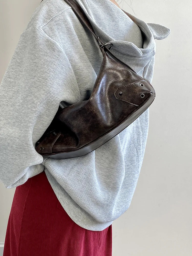 Spicy Girl Y3K Wasteland Leather Bag