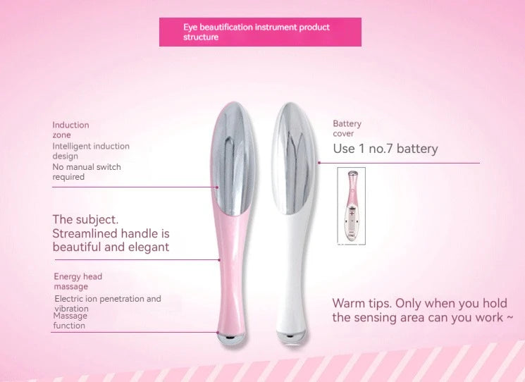 Home Electric Eye Massager – Anti-Fatigue, Reduce Puffiness & Fine Lines, Skin Care Eye Therapy Device