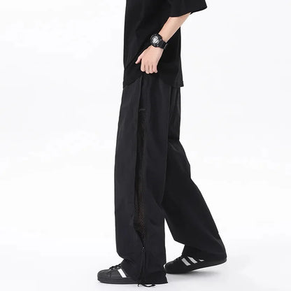 New  Men's Casual Straight Leg  Teenage Pants