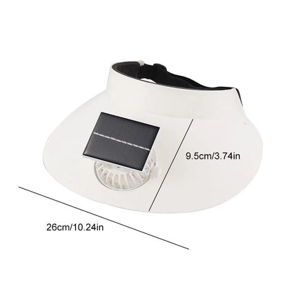 UPF50+ Solar & Chargeable Fan Hat