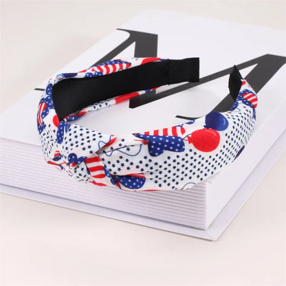 USA Fourth of July Flag Print Headband