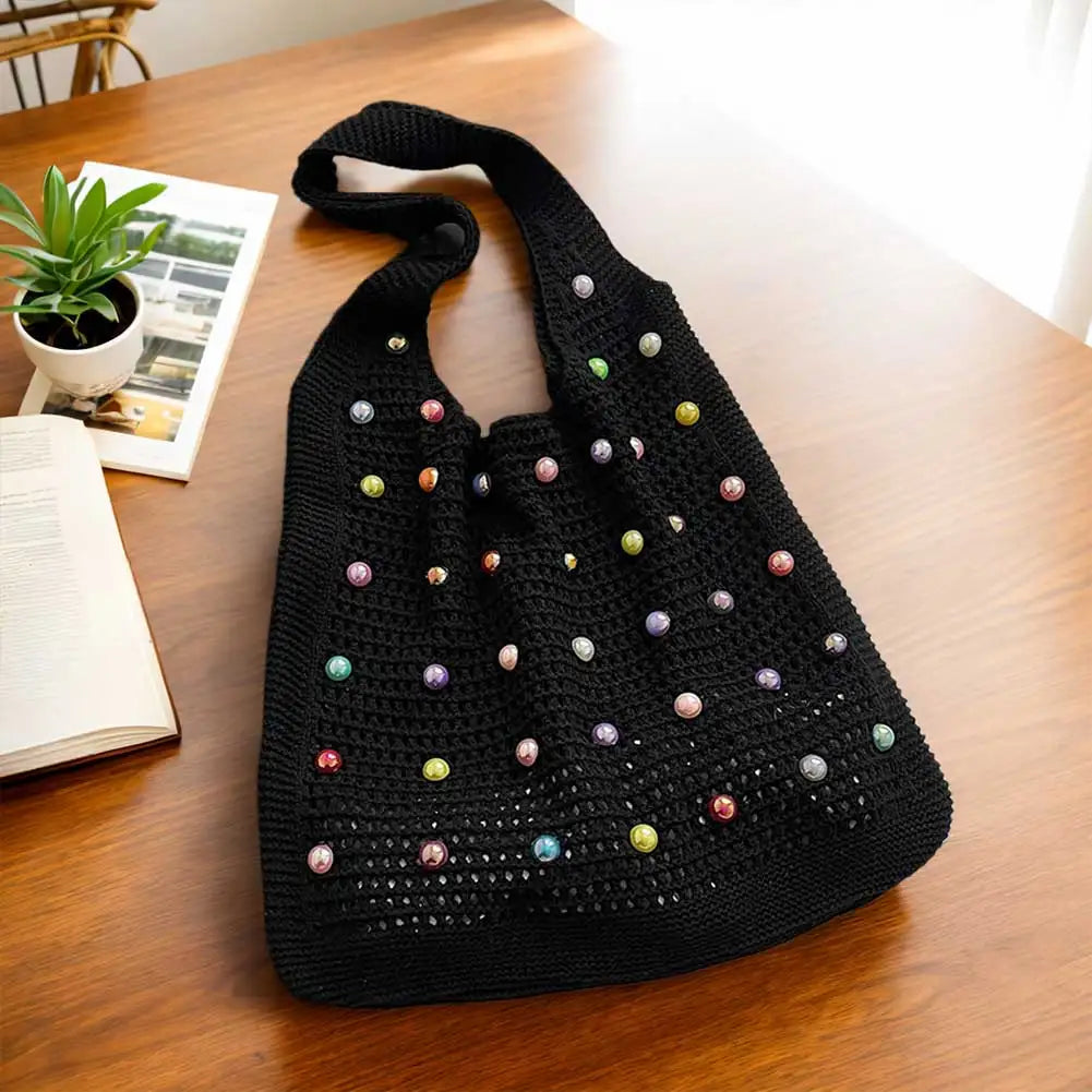 Crochet Knitted Tote Bag