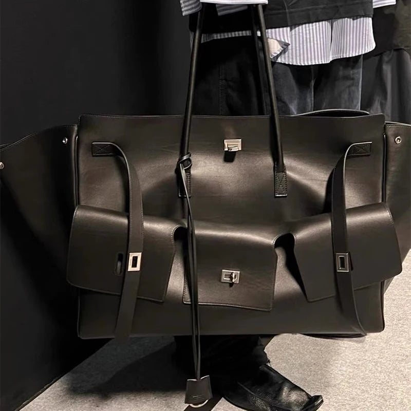 Square Buckle Design Luxury Handbag