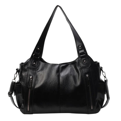 Dual Zipper Handbag