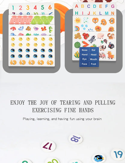 Montessori Baby Busy book Early Learning Education Toy