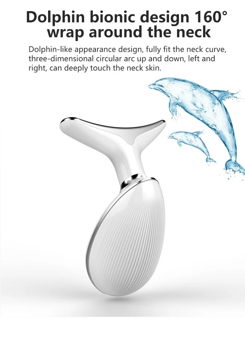 Household Thermal Neck Lifting & Firming Anti-Wrinkle Electric Face Massager –  Skin Tightening & Face Rejuvenation Device