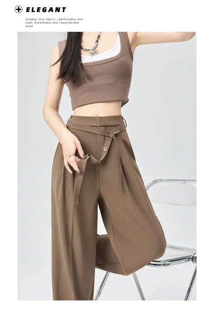 Women's Loose Drapey Suit Pants