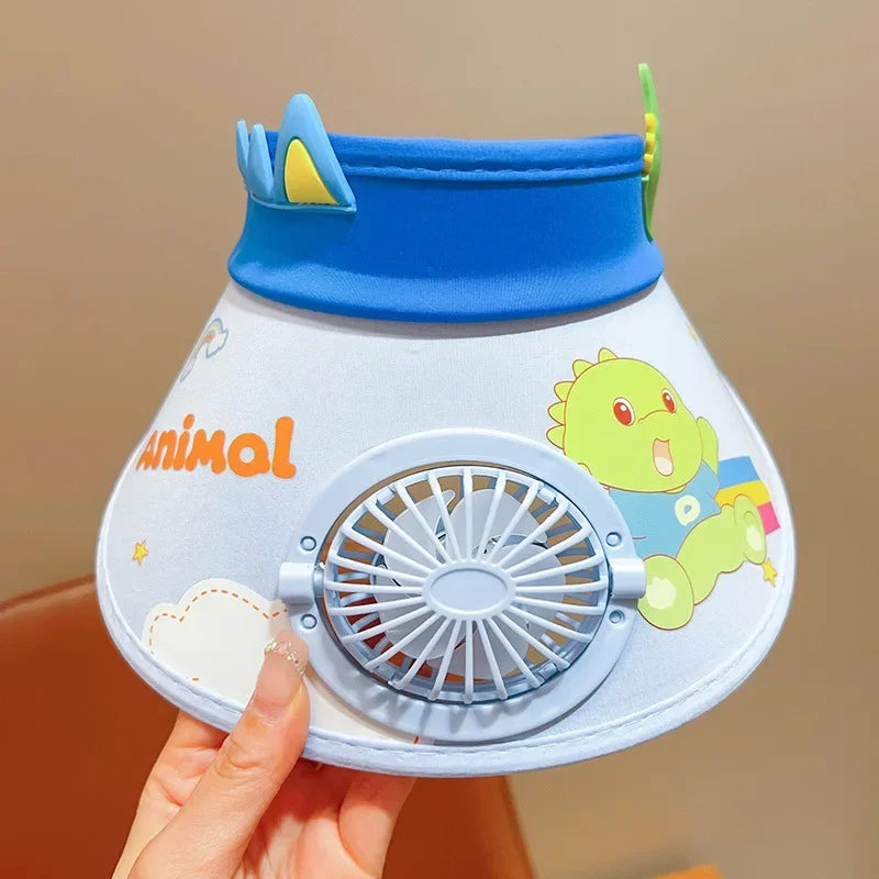 Children's Girls Boys Sun  Protection Fan Hat