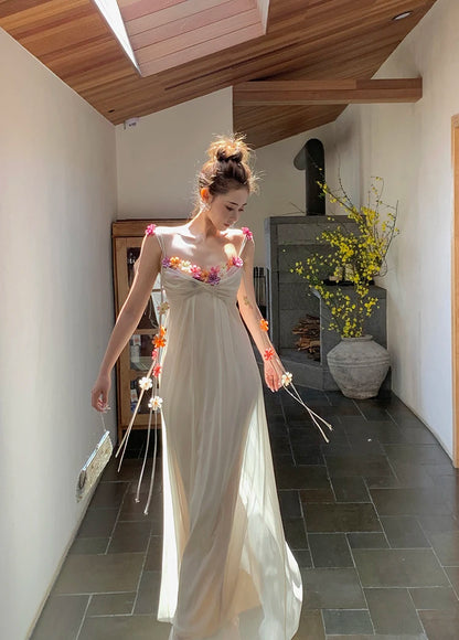 Boho Glow – Elegant Vacation Maxi Dress