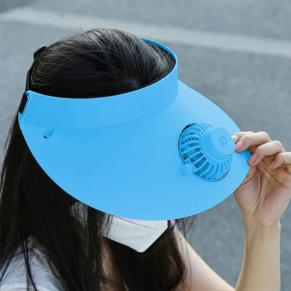 UPF50+ Solar & Chargeable Fan Hat