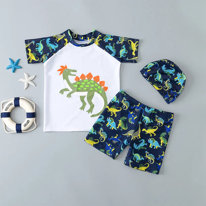 Summer Sun Protection Kids Swimsuits for Spa & Pool Baby Boys Sport Quick Dry Swim Wear