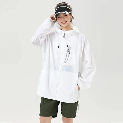 UPF50+ Ice Silk Breathable UV Protection Light Jacket