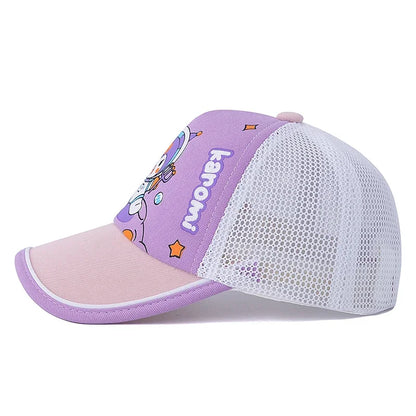 Children's Cartoon Lovely Astronaut-Kuromi Printed Cap