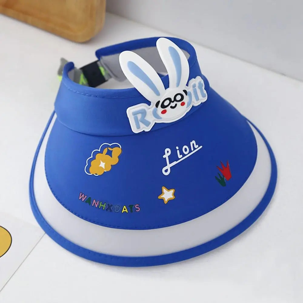 Rabbit Ear Empty Top Fan Hat USB Rechargeable