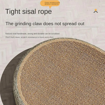 Oval Shaped Sisal  Scratch Pad For Cats